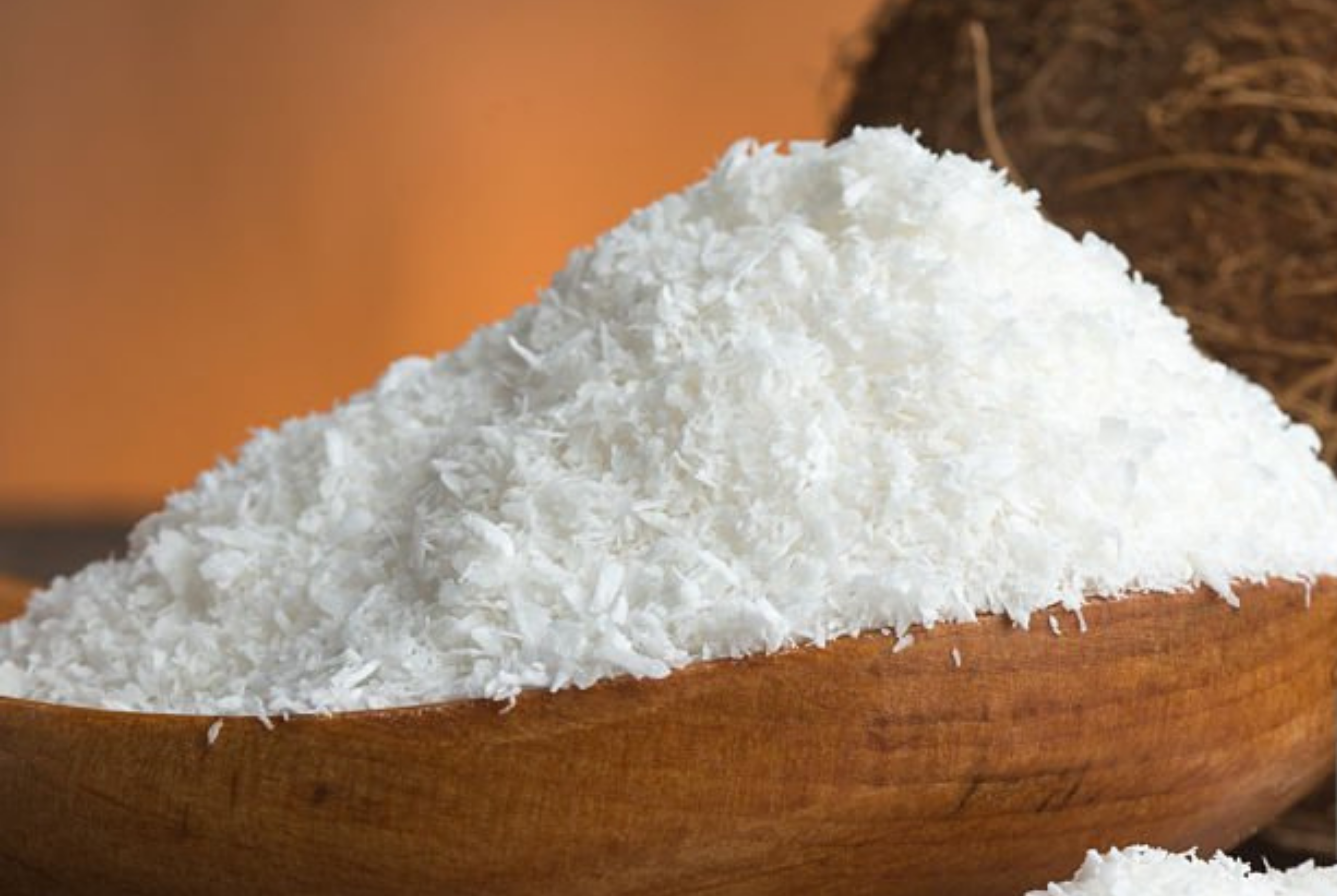 Desiccated coconut